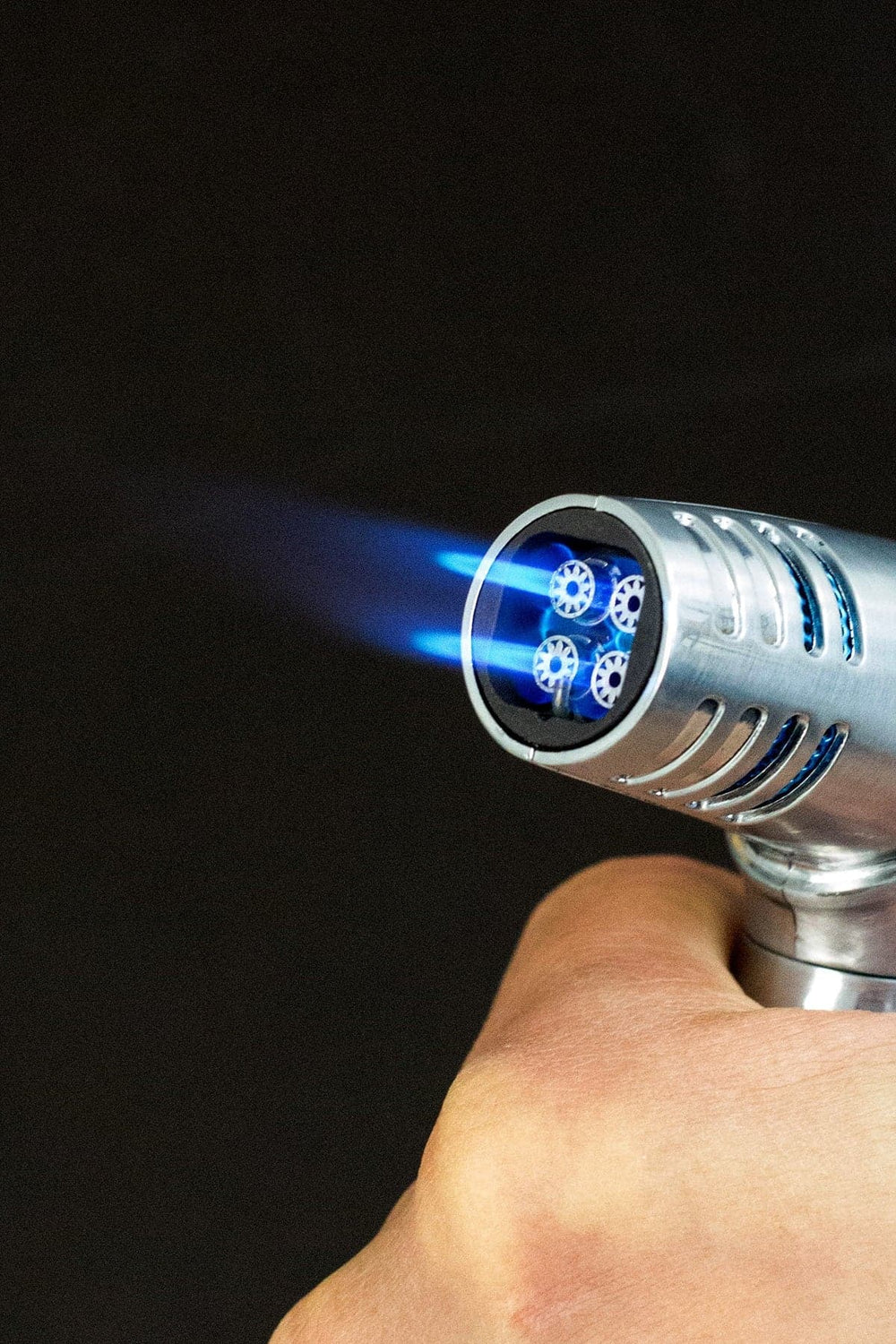 Genie adjustable quad jet flame torch lighter_1