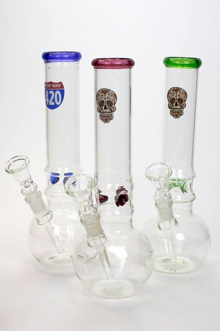 Glass beaker water pipe 10"_0
