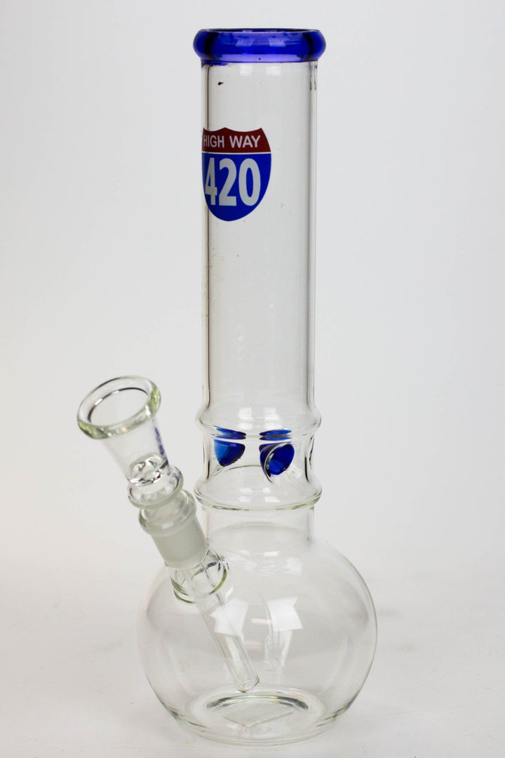Glass beaker water pipe 10"_1