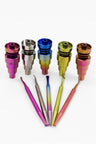 Titanium domeless nail and dabber set 6-in-1