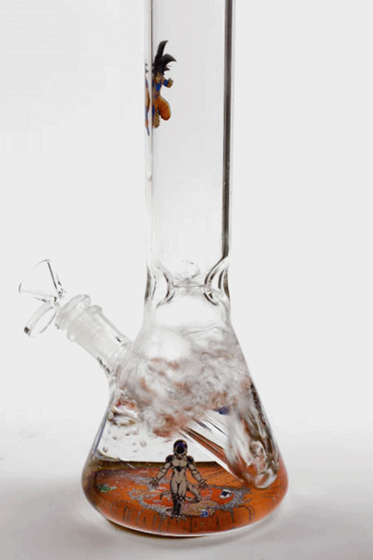 Cartoon beaker glass water pipes 12"_6
