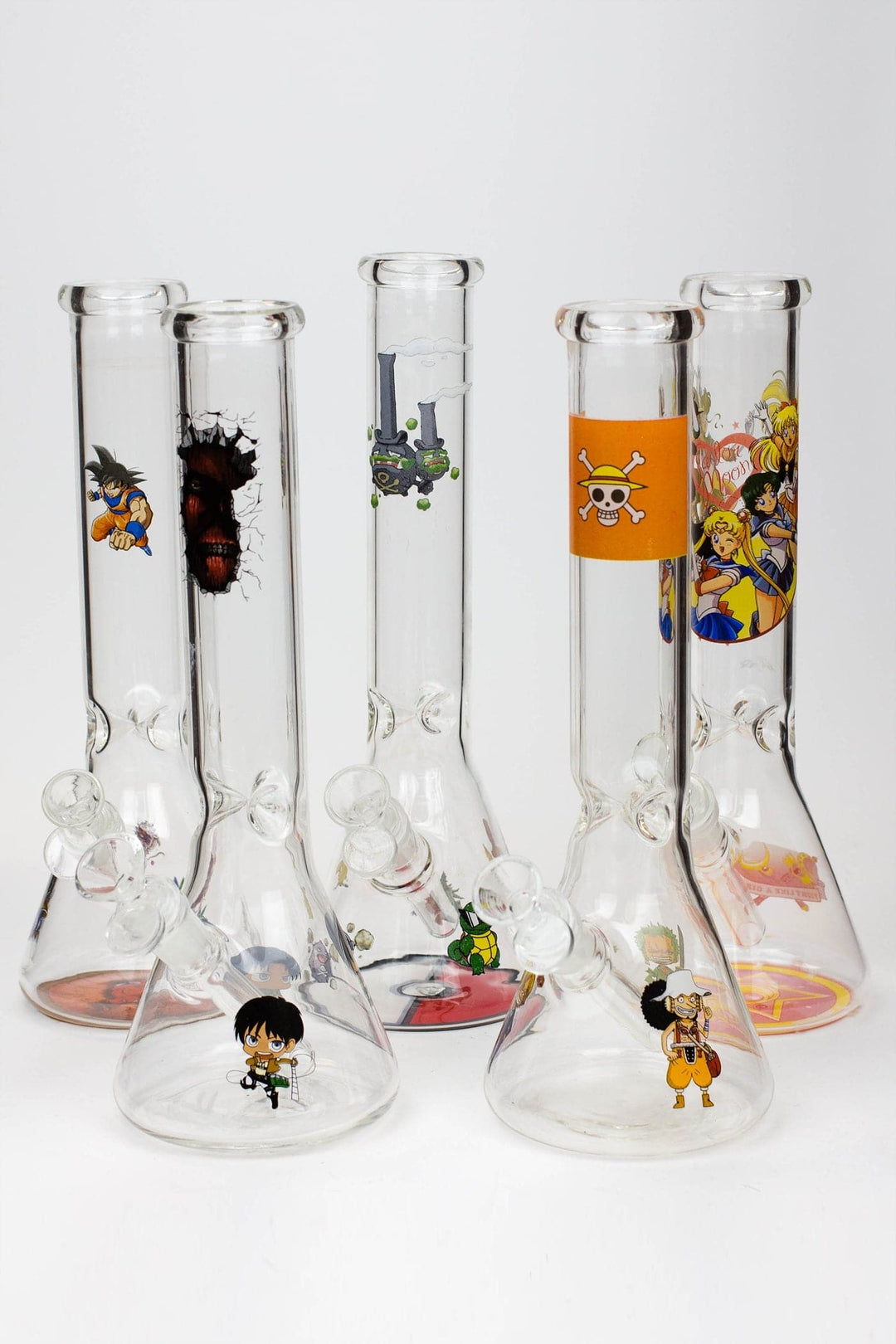 Cartoon beaker glass water pipes 12"_0