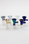 Metallic color glass bowl for joint