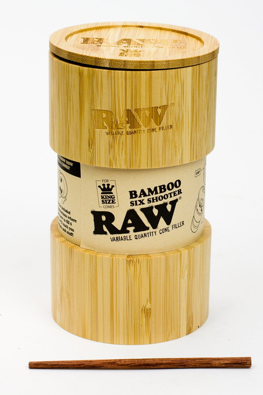 Raw Bamboo six shooter for King size cones