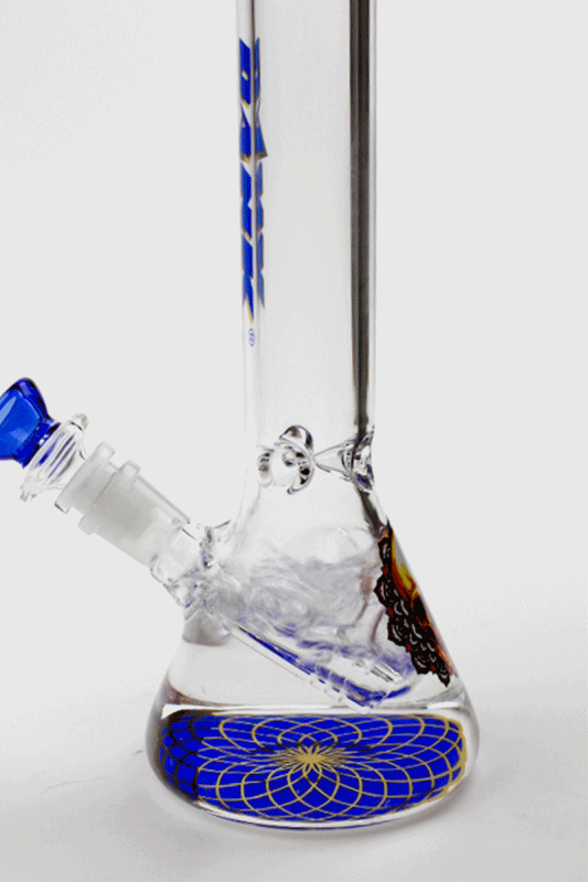 9.5" DANK beaker glass water bong (Wide Tube)