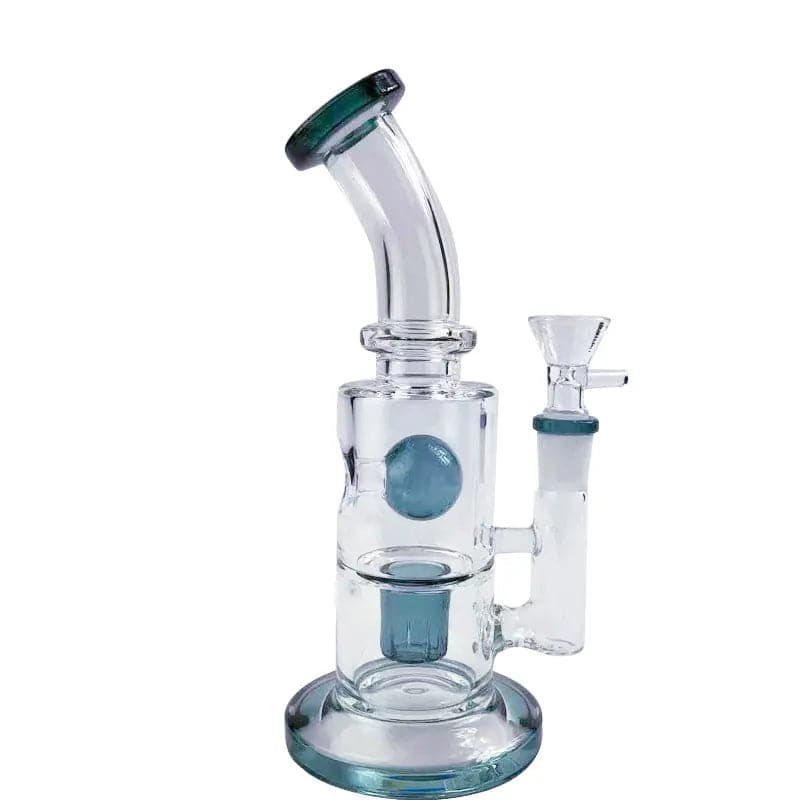 8" Clear Thick Glass Dab Rig