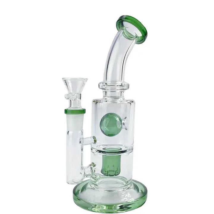8" Clear Thick Glass Dab Rig