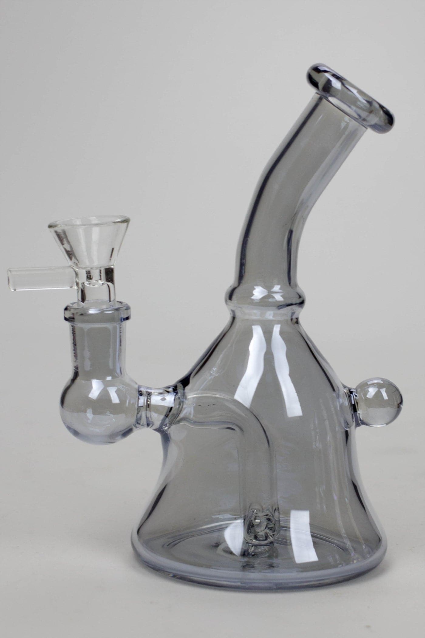 Fixed 3 hole diffuser bell metallic tinted bubbler_12