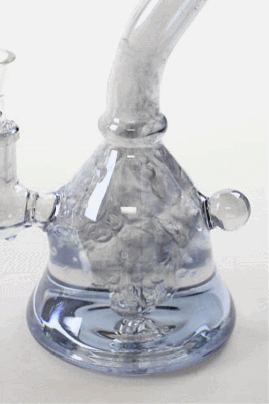 Fixed 3 hole diffuser bell metallic tinted bubbler_6