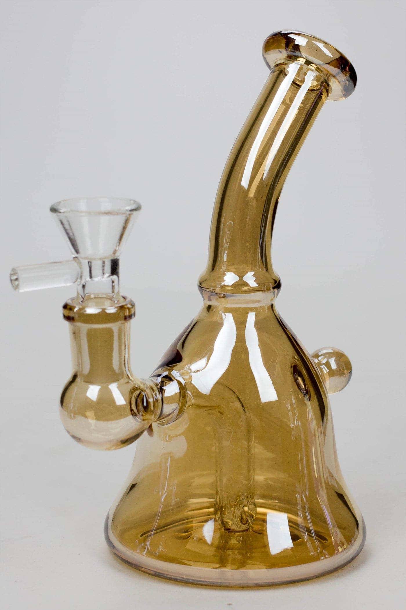 Fixed 3 hole diffuser bell metallic tinted bubbler_9