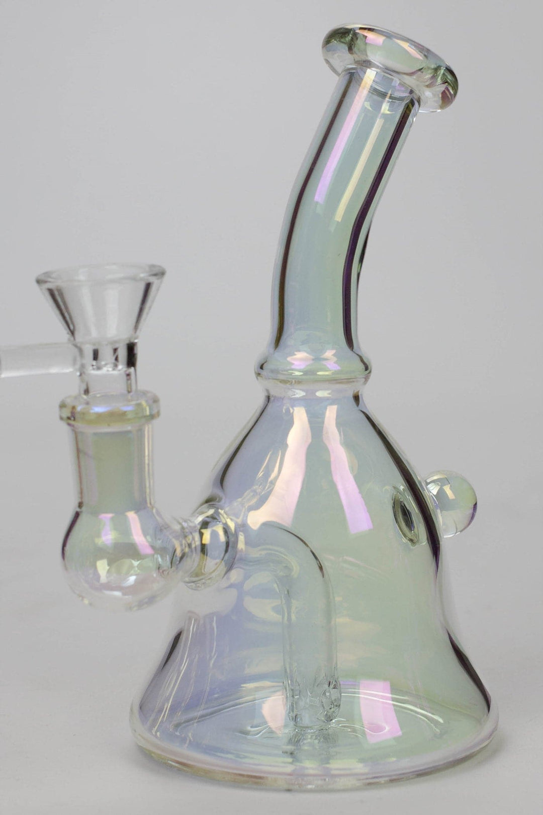Fixed 3 hole diffuser bell metallic tinted bubbler_10