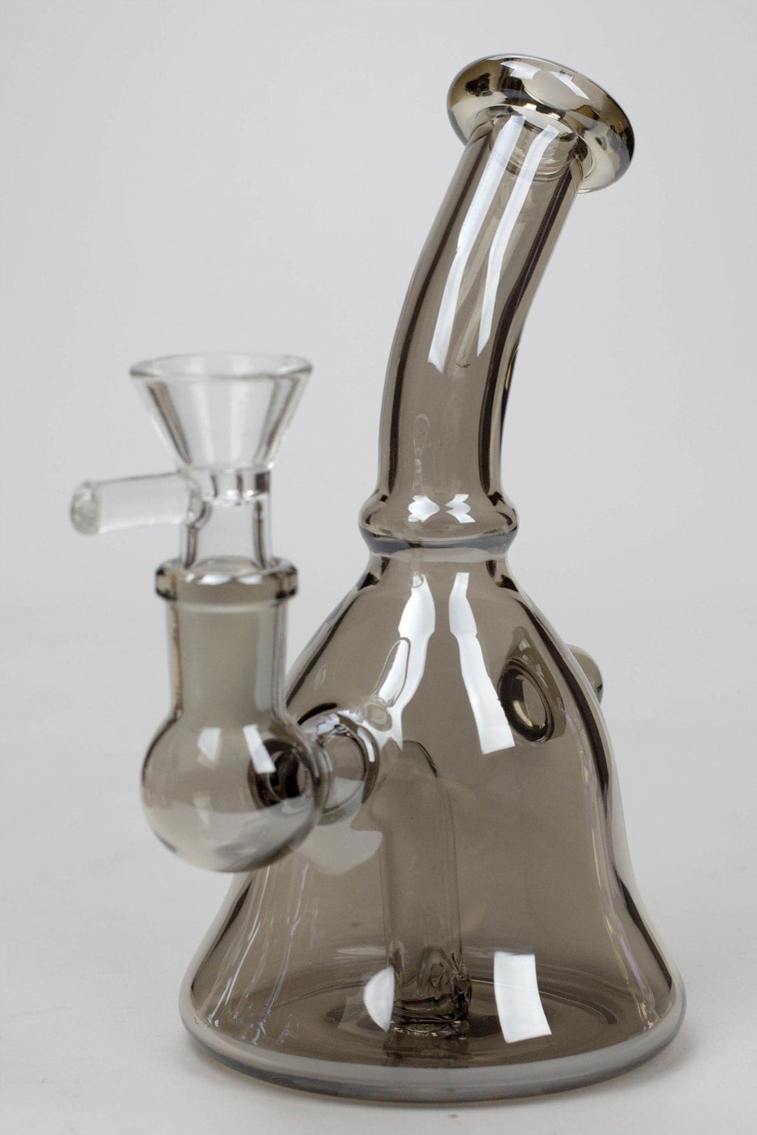 Fixed 3 hole diffuser bell metallic tinted bubbler_11