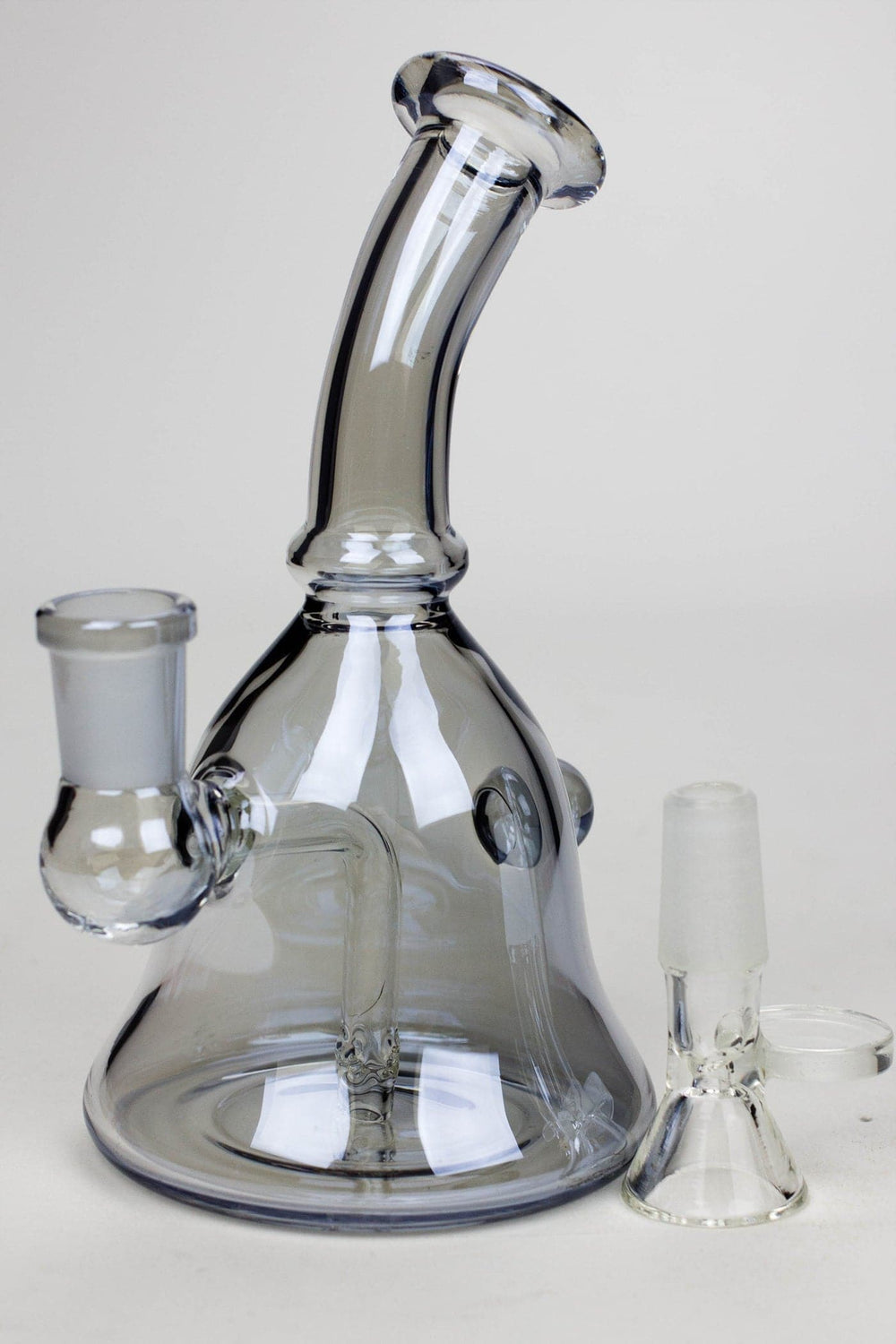 Fixed hole diffuser bell metallic tinted bubbler_1