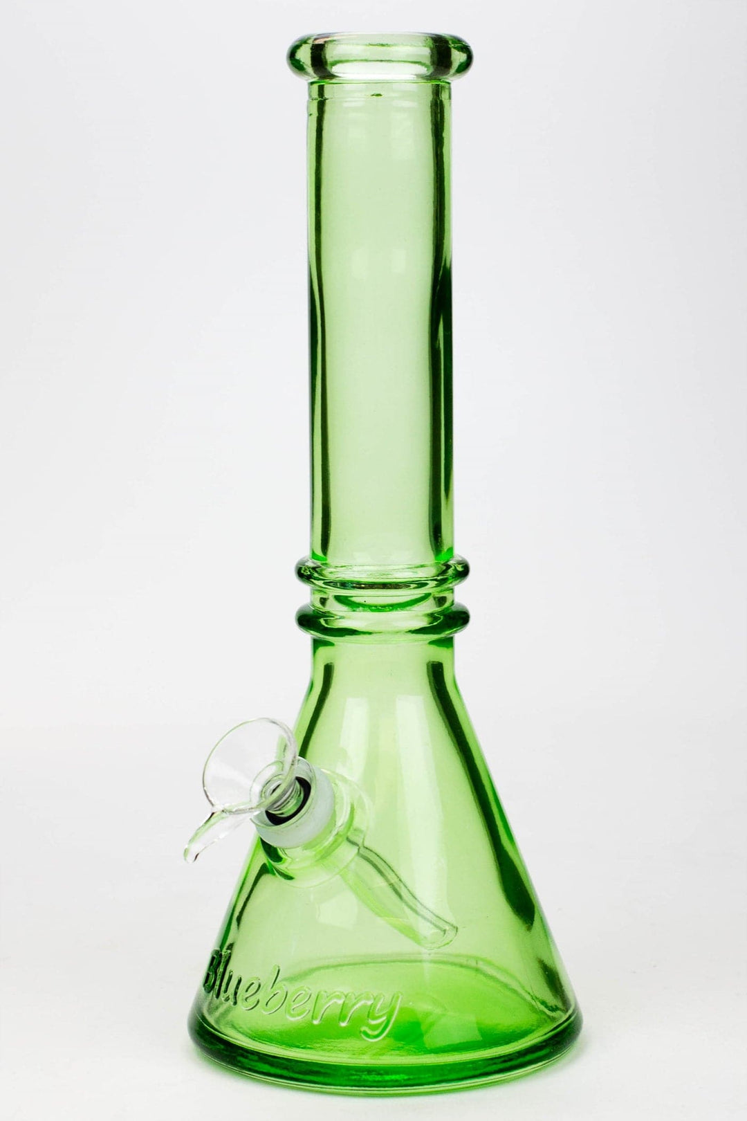 10" colored soft glass water bong_10