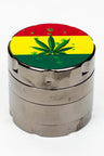 Infyniti small rasta leaf herb grinder 4 parts