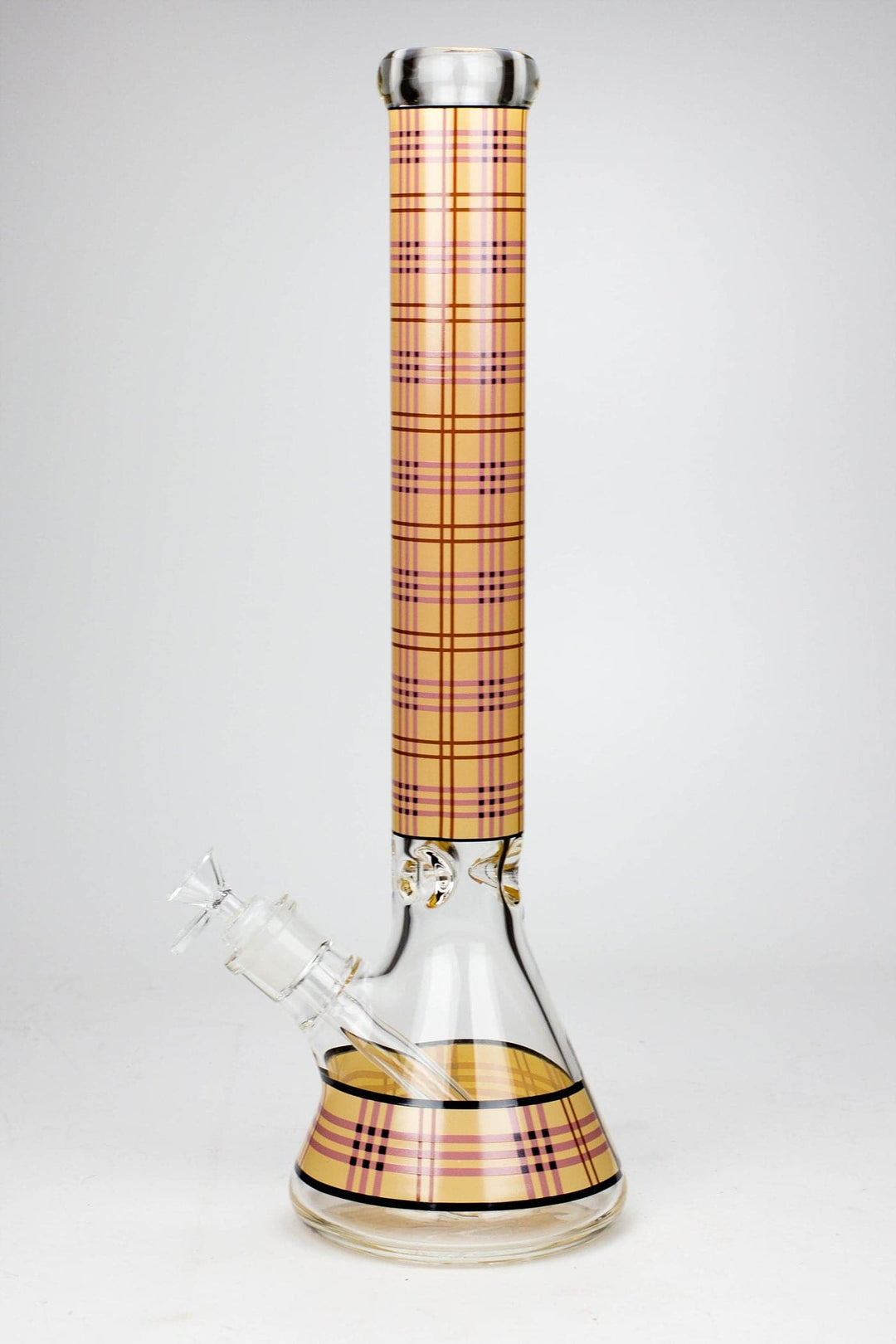 Check pattern 9 mm glass beaker bong_6