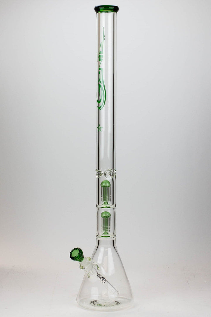 Genie 9 mm dual tree arms beaker glass water pipes 30"_8