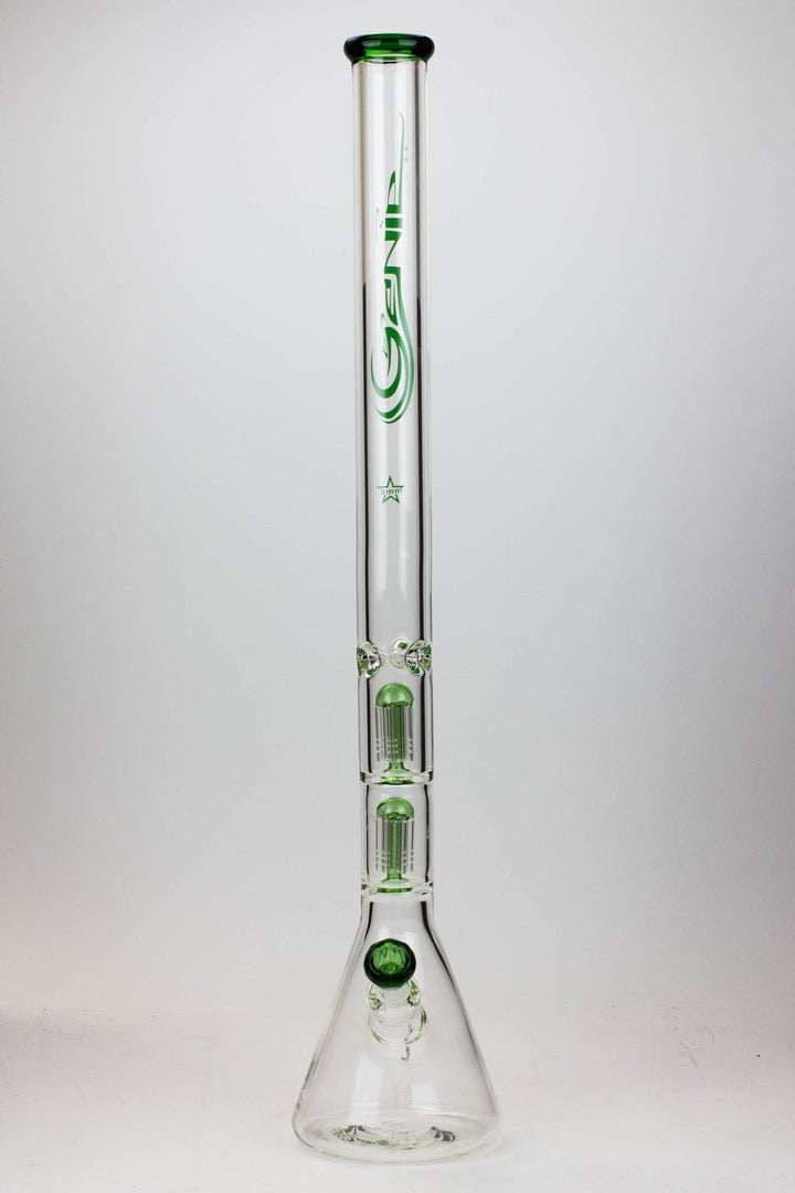 Genie 9 mm dual tree arms beaker glass water pipes 30"_14