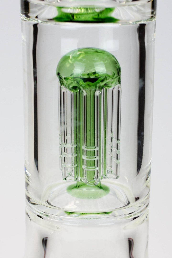 Genie 9 mm dual tree arms beaker glass water pipes 30"_4