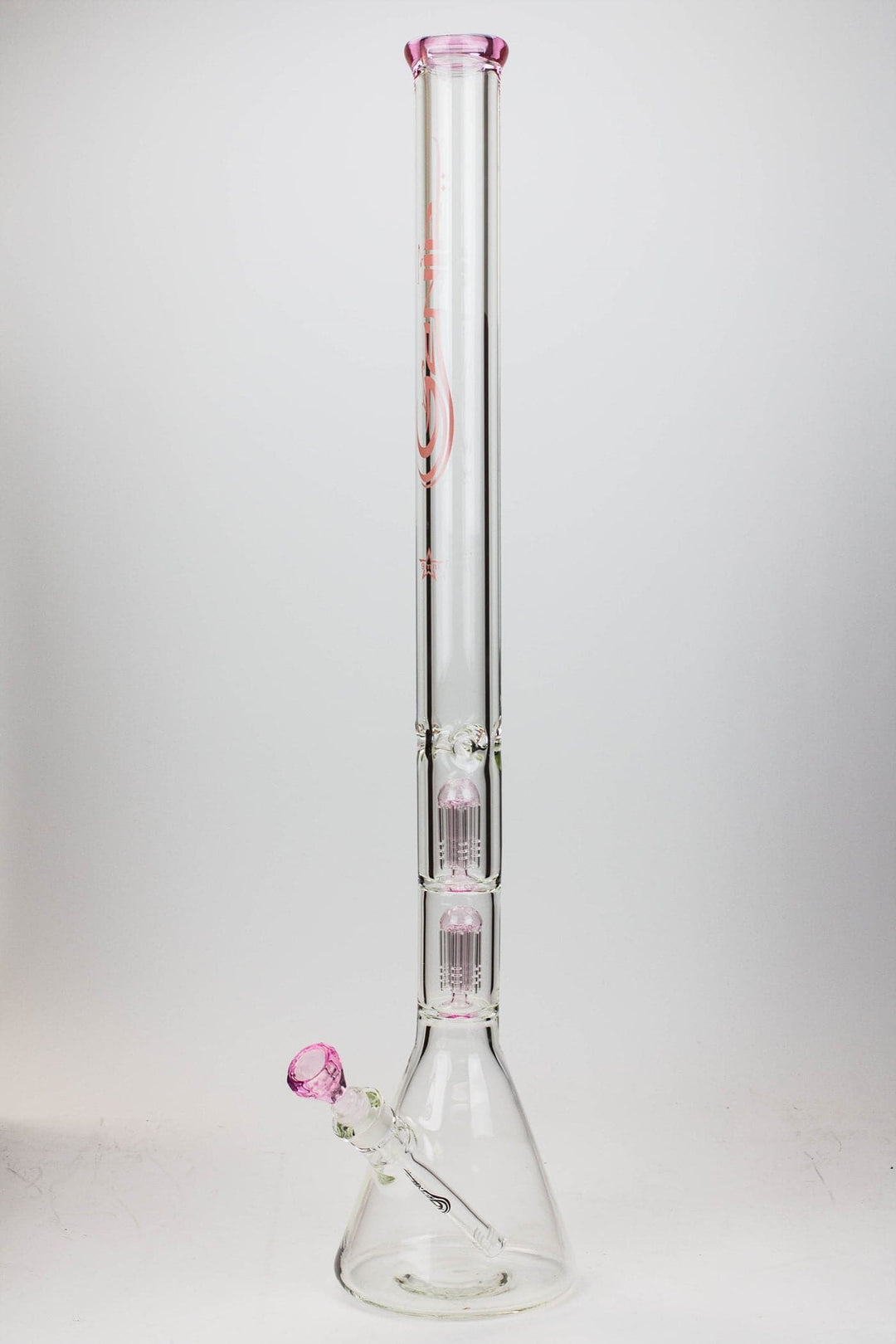 Genie 9 mm dual tree arms beaker glass water pipes 30"_9