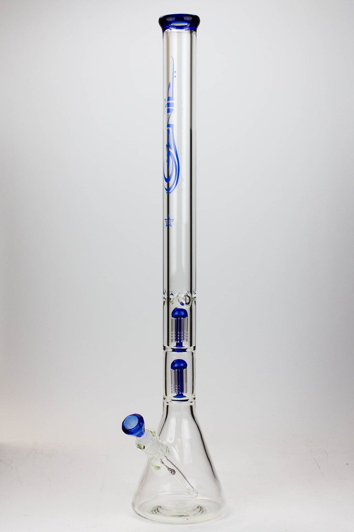 Genie 9 mm dual tree arms beaker glass water pipes 30"_10