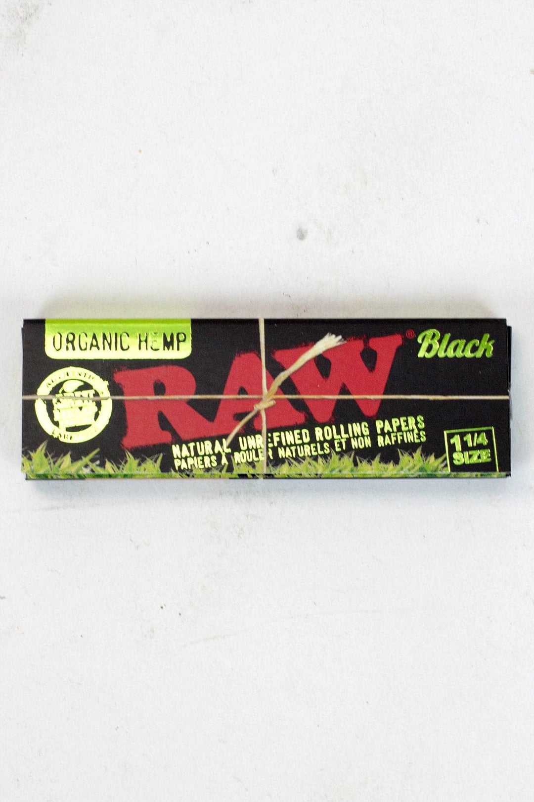 RAW Black Organic Hemp Rolling Paper