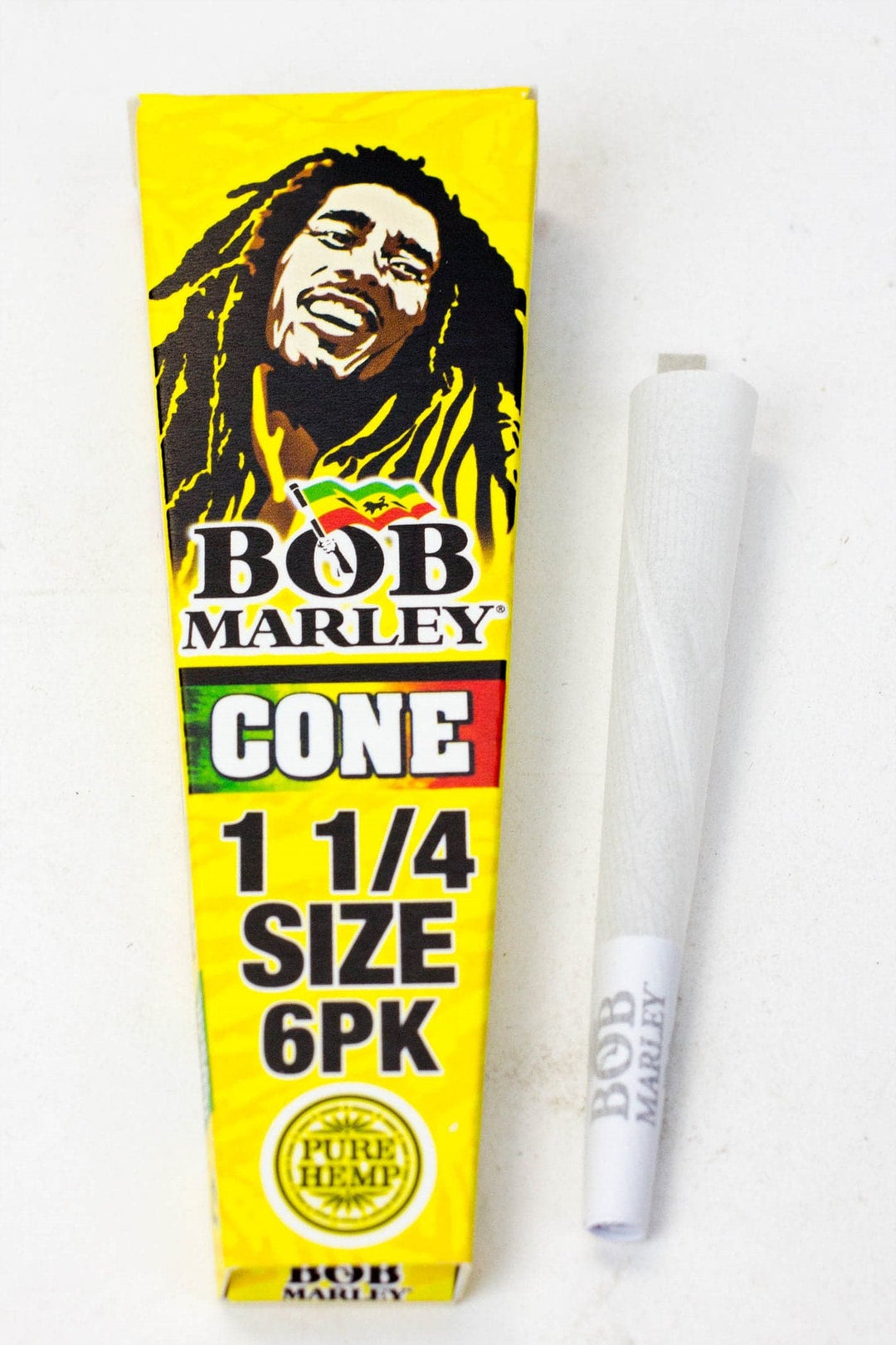 Bob Marley 1 1/4 Pure hemp Pre-rolled cone Box of 33