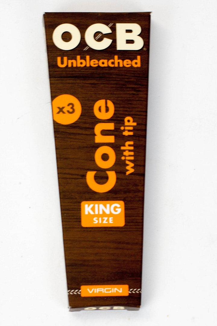 OCB Pre-rolled Cone - Virgin Unbleached Rolling Paper - King size