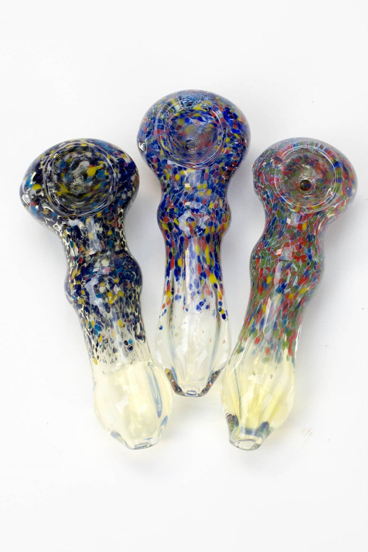 Soft glass hand pipe 4.5"_0