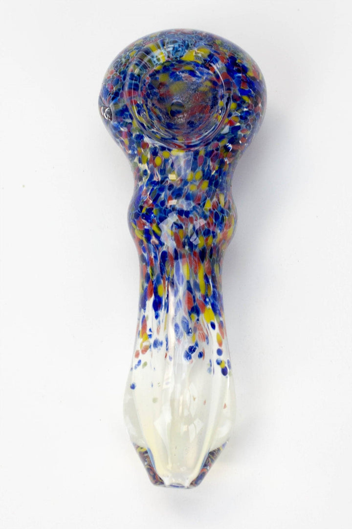 Soft glass hand pipe 4.5"_3
