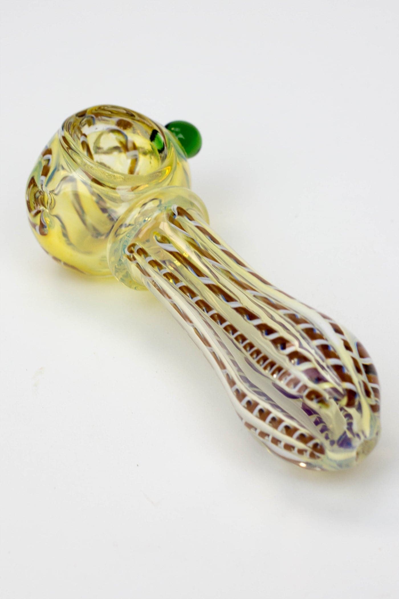 Soft glass hand pipe 4.5"_2