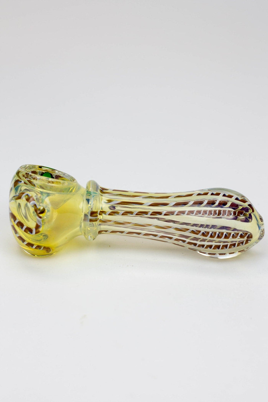 Soft glass hand pipe 4.5"_3