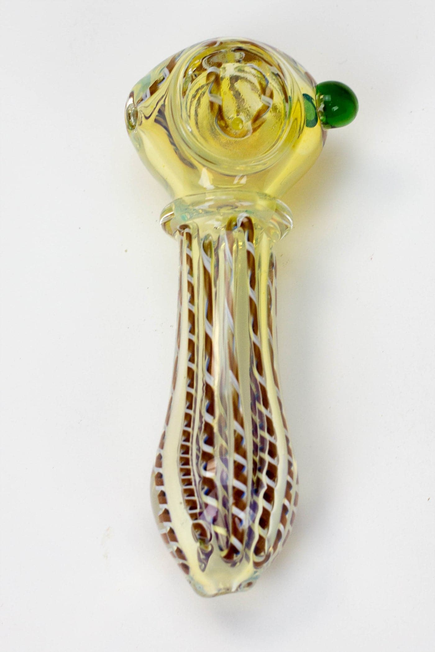 Soft glass hand pipe 4.5"_4