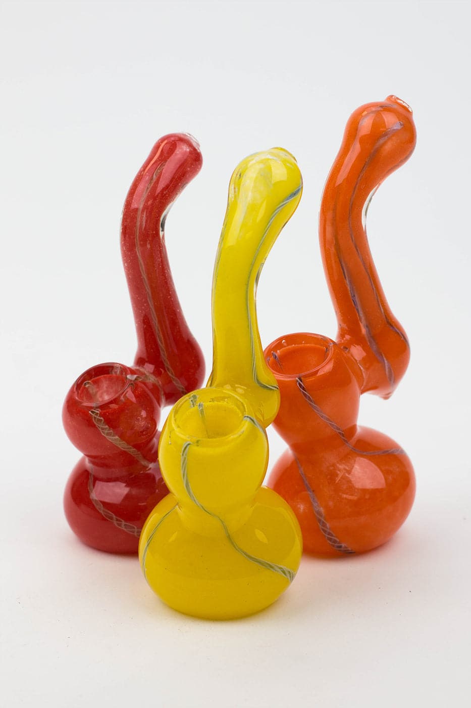 Single chamber bubbler-assorted 6"_0