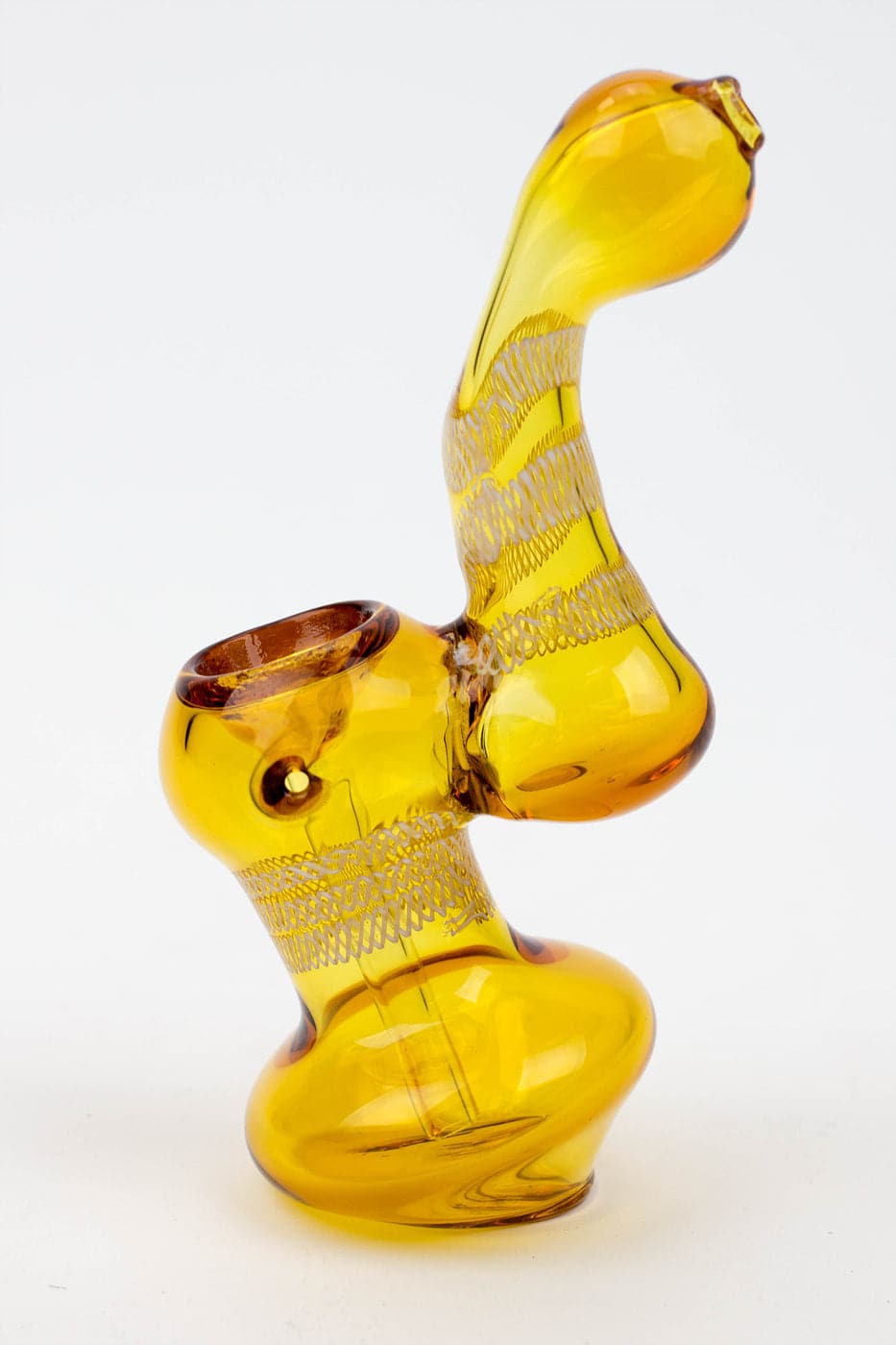 Single chamber middle stripe bubbler-assorted 5.5"_1