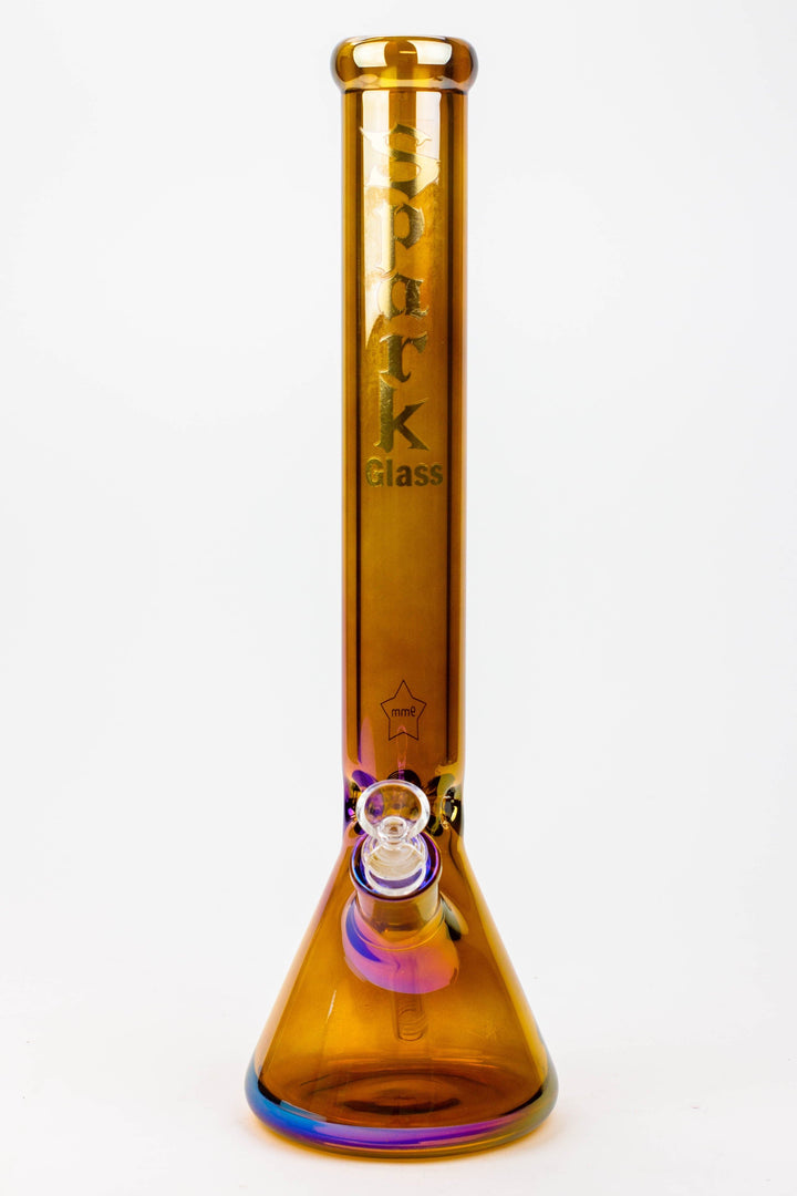 SPARK Electroplated glass beaker bong_8