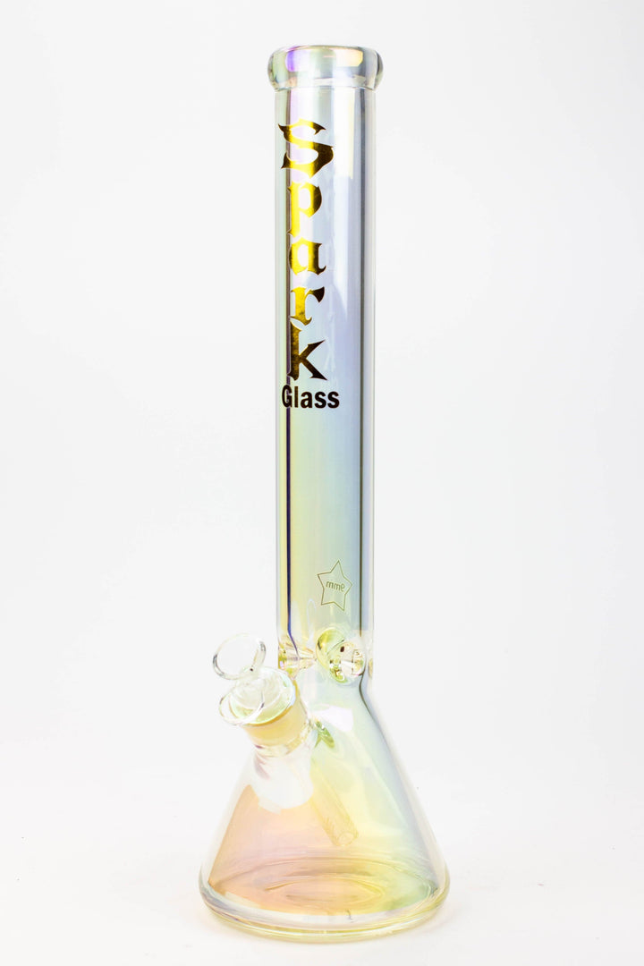 SPARK Electroplated glass beaker bong_10