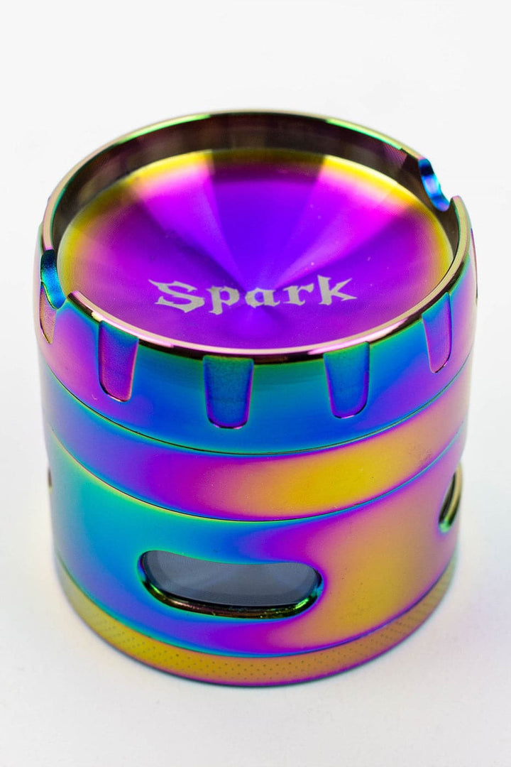 Spark 4 parts grinder with side window_2