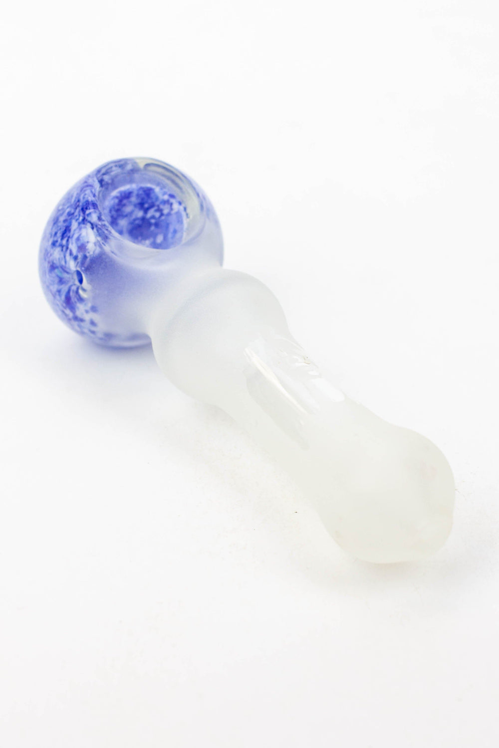 Frost soft glass hand pipe 4.5"_1