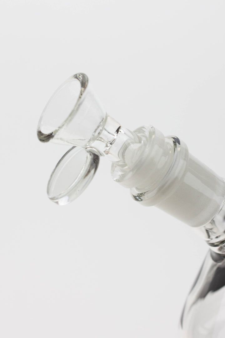 Glow in the dark beaker glass water bong_6