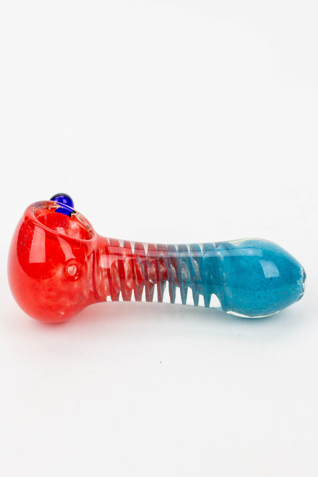 Soft glass hand pipe 3.5"_2
