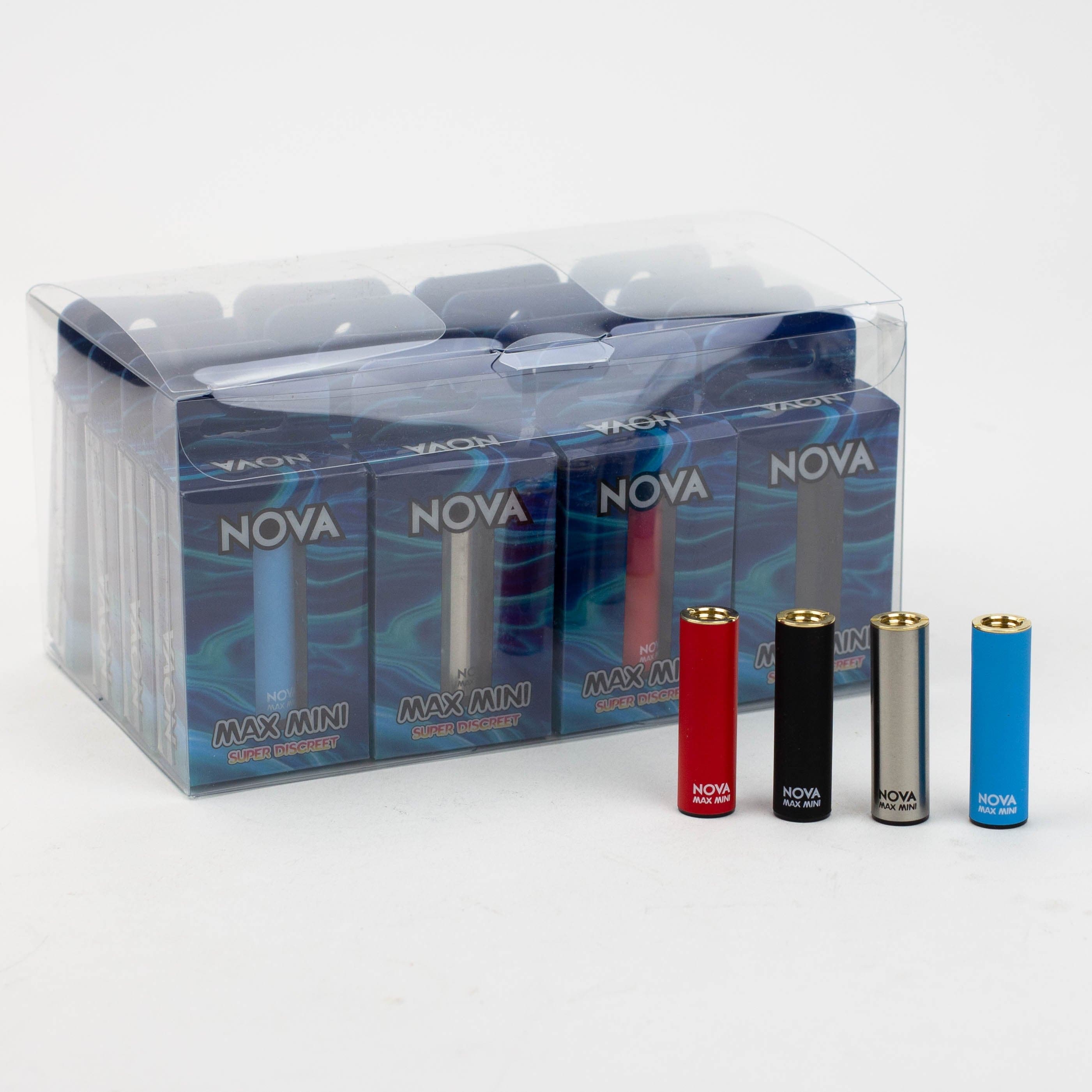 Nova Max Mini Vape Battery with USB charger Display of 20