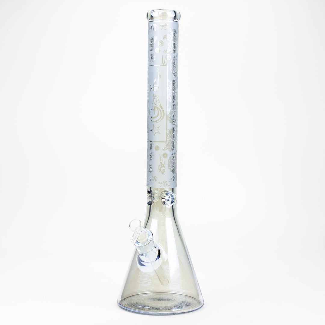 Genie Electroplated glass beaker bong_9