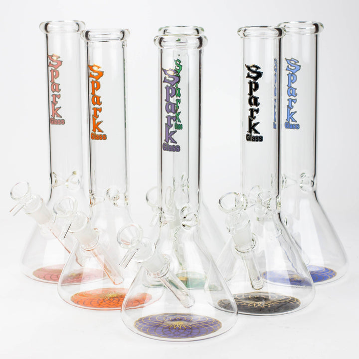 SPARK beaker glass water pipes 12"_0