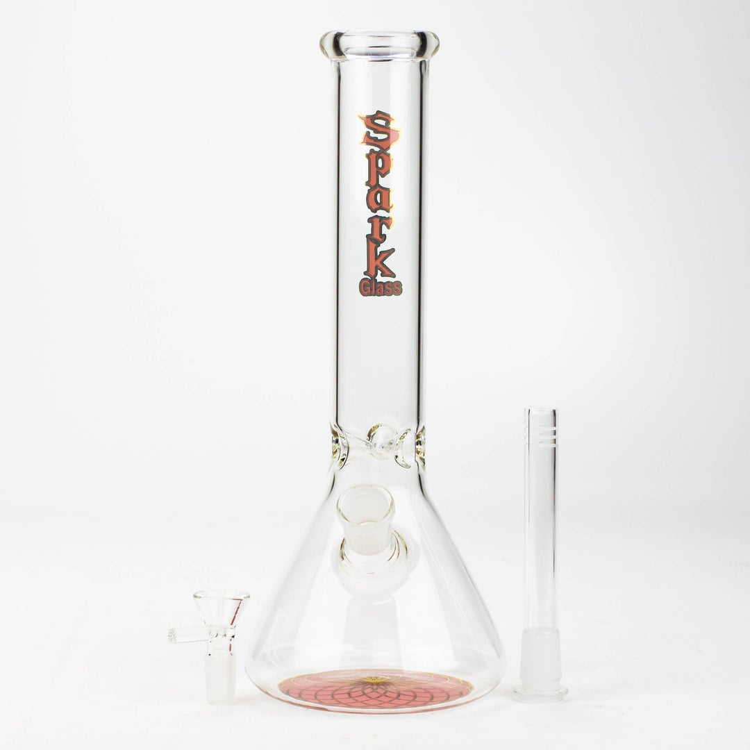 SPARK beaker glass water pipes 12"_6