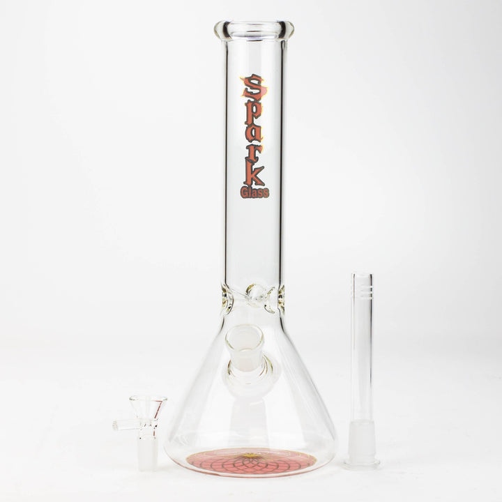 SPARK beaker glass water pipes 12"_6