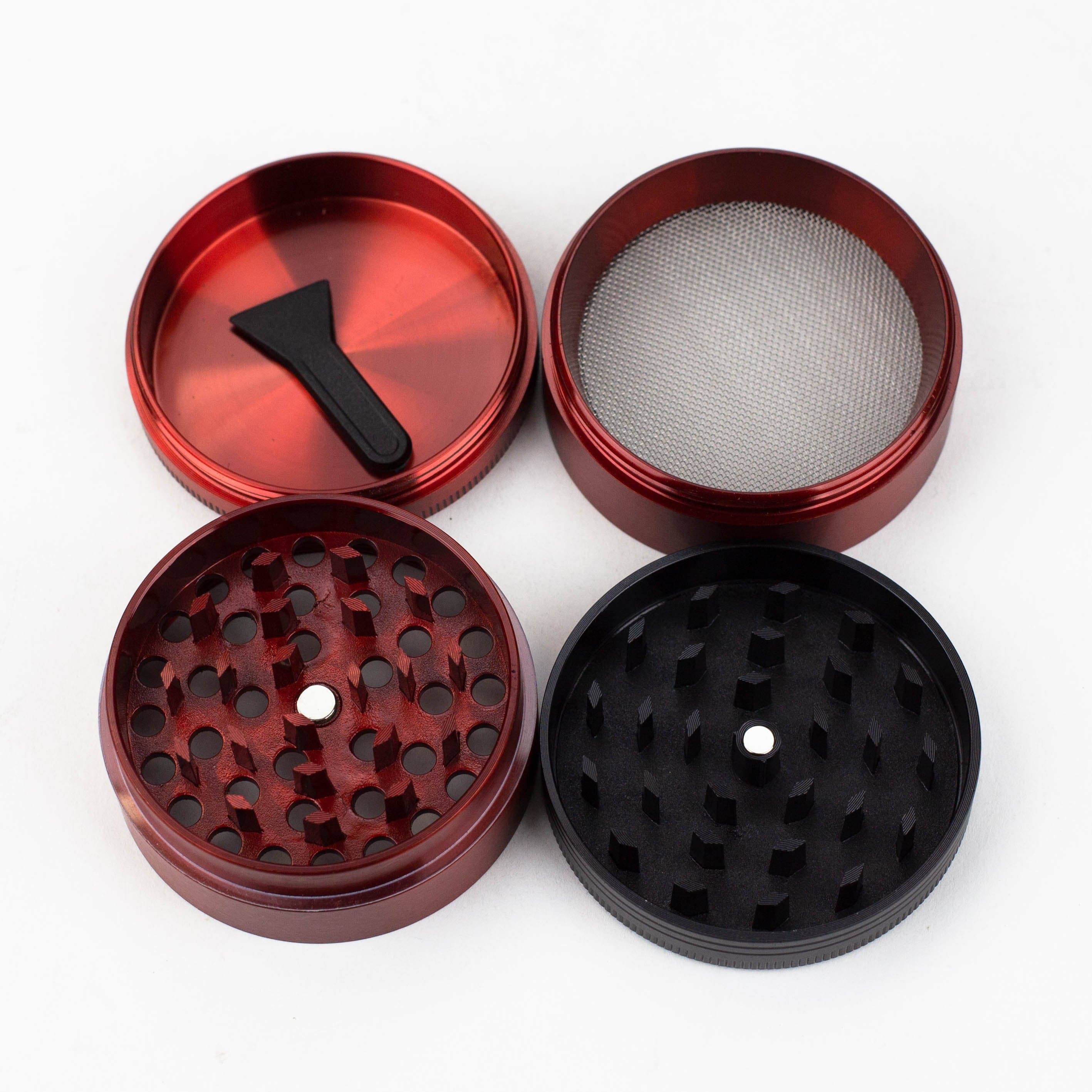 Death row 4 parts metal red grinder by infyniti_5