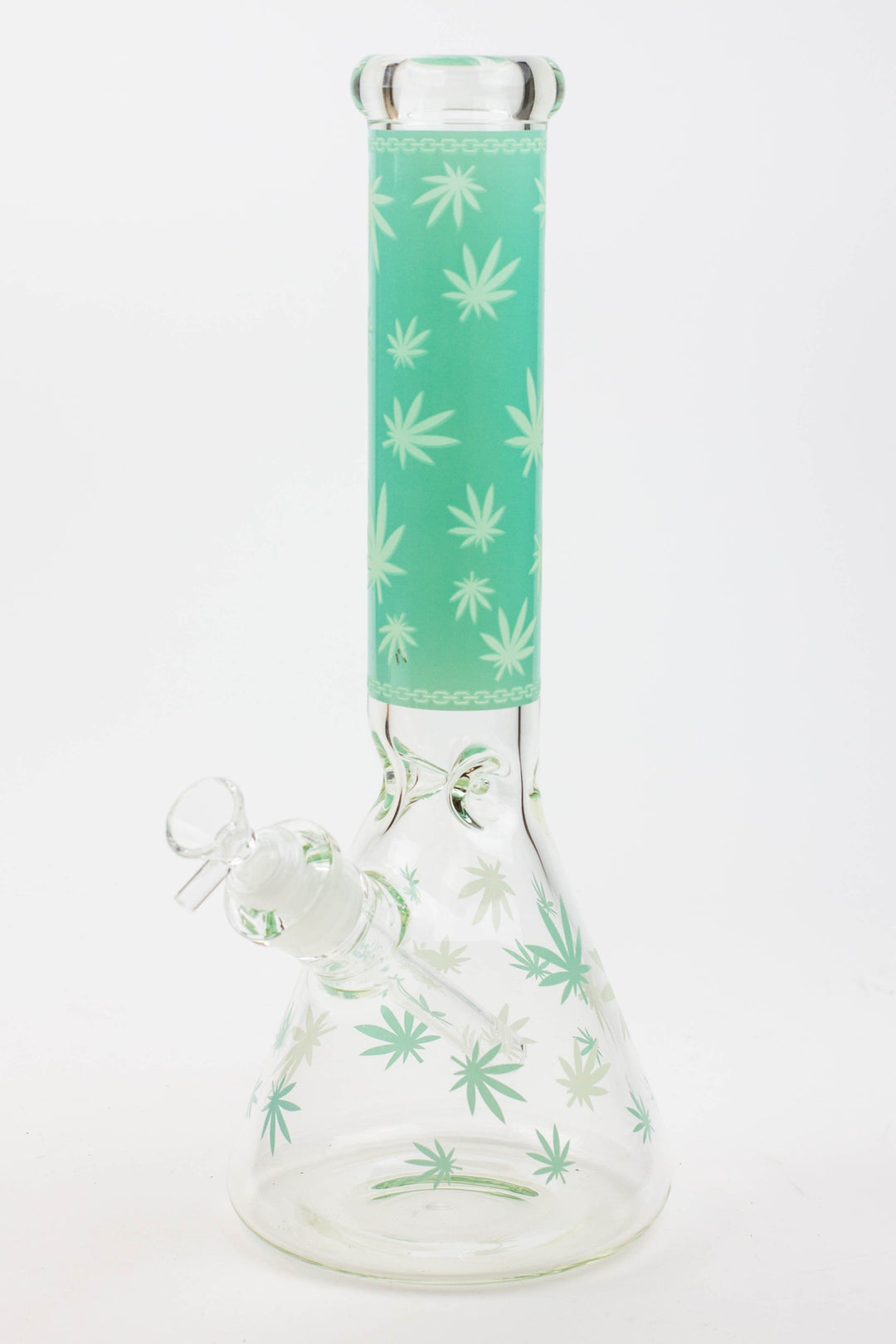 Leaf glow in the dark glass water pipes_11