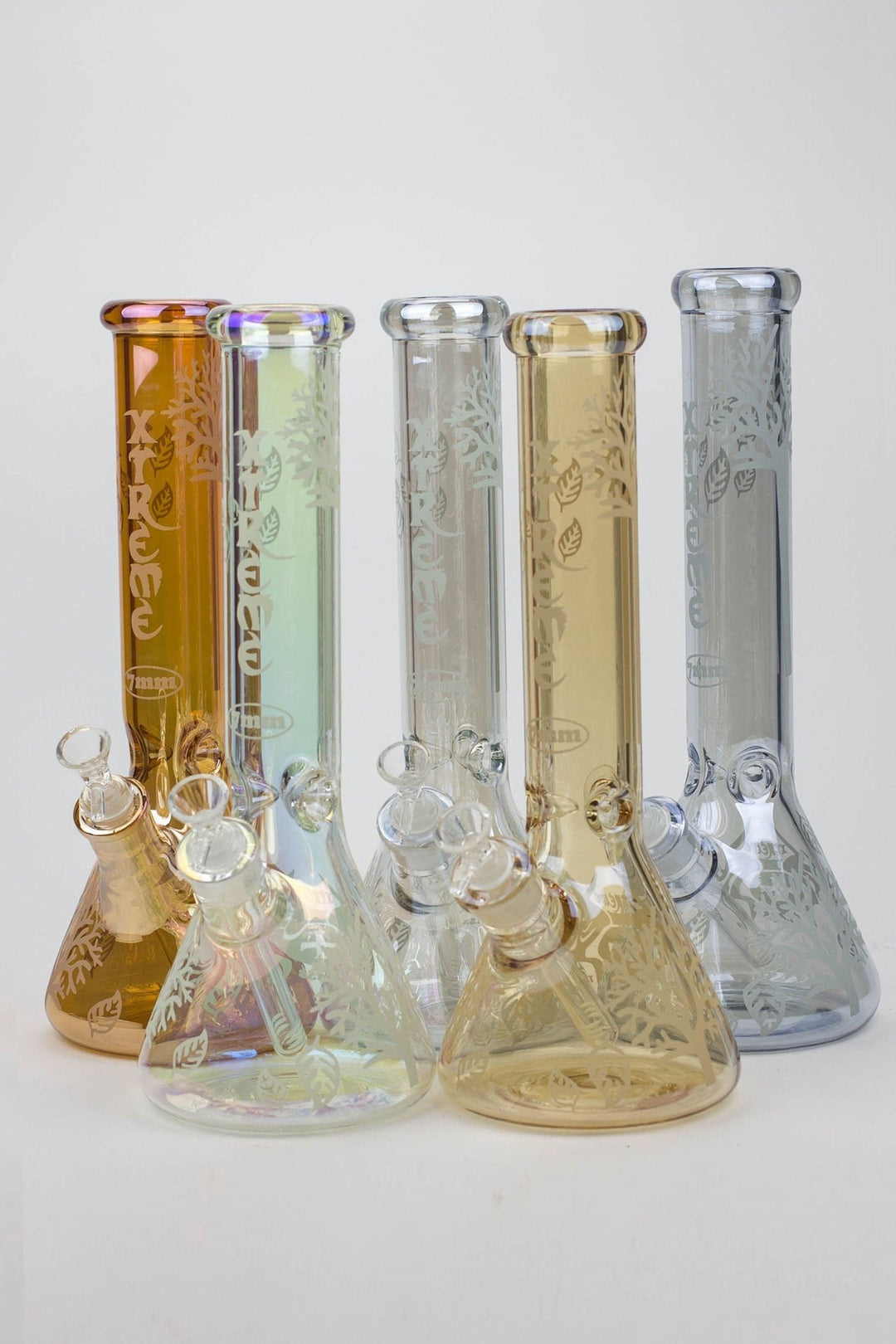 Xtreme glass tree of life electroplated glass beaker water pipes_0