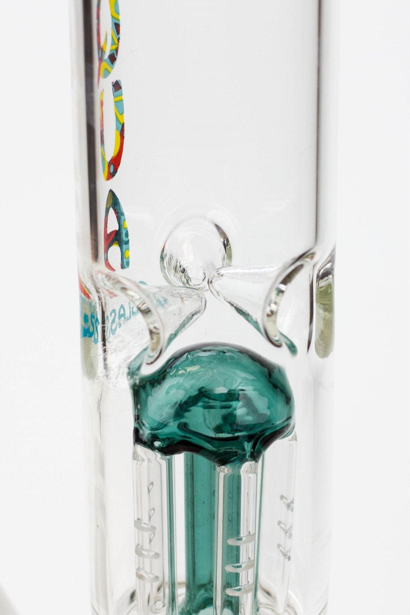 Aqua single tree arms percolator glass water pipes_10